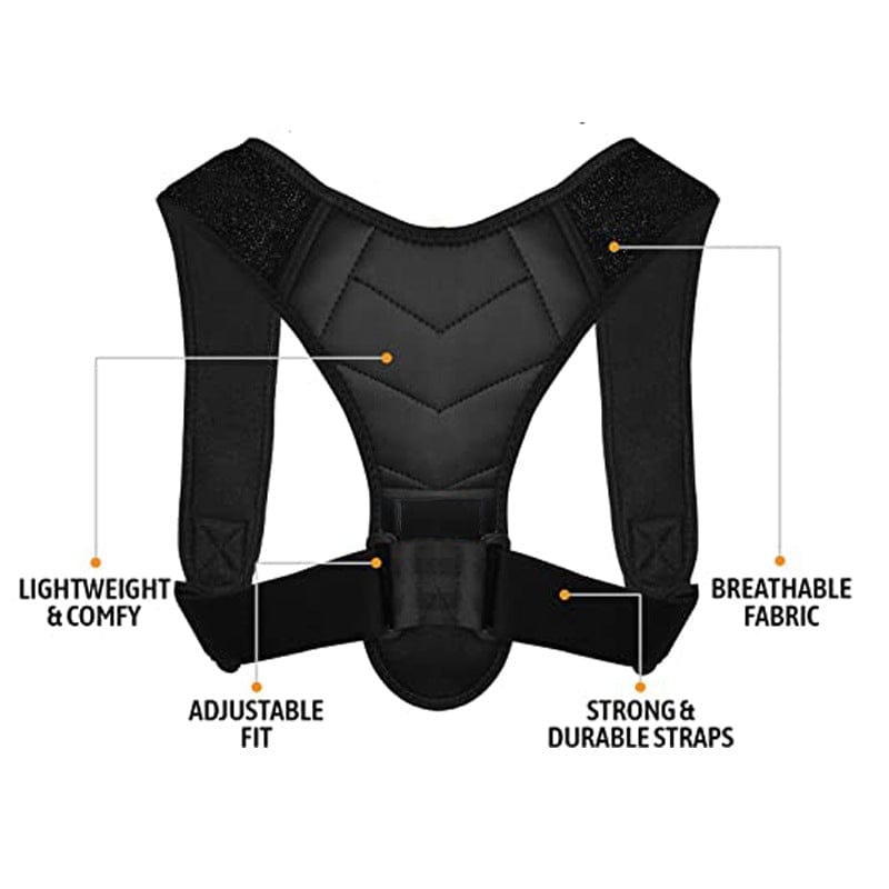 Adjustable Body Posture Corrector Belt Back & Shoulder Support Brace for Men and Women | Spine Alignment & Pain Relief