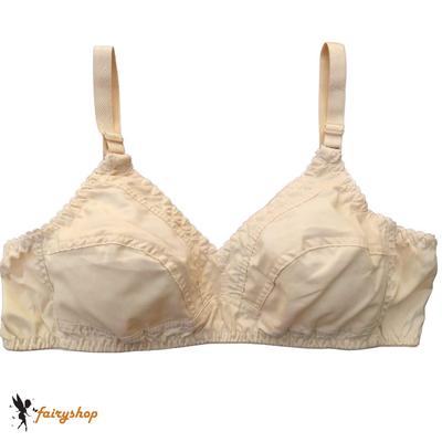 Beige Non-Padded Cotton Bra for Daily Wear - Image 5