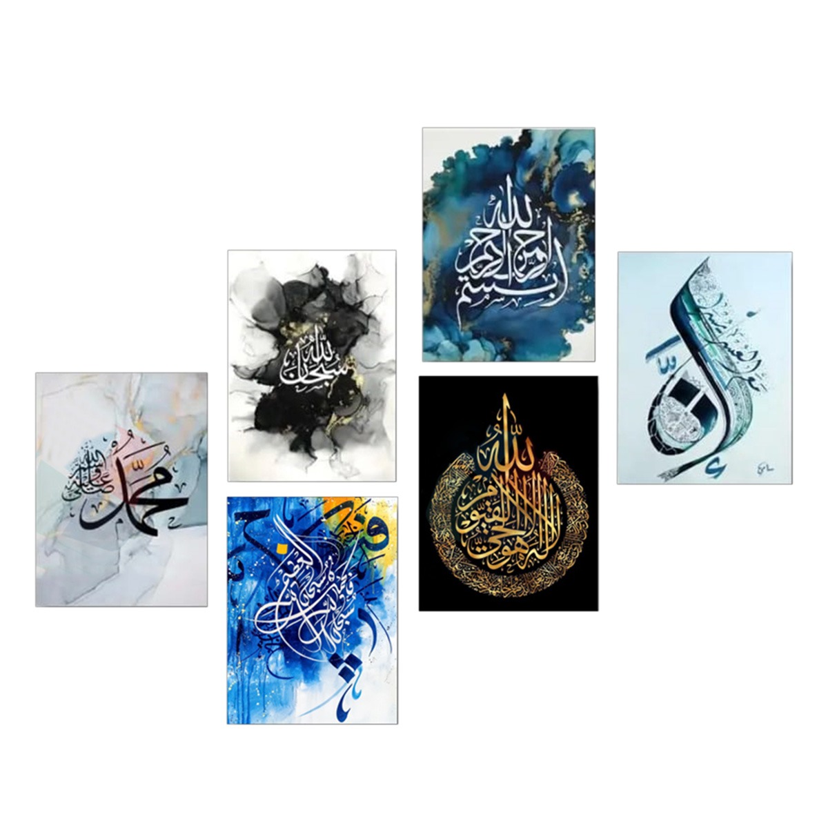 Set of 9 Premium Wall Art Photo Tiles Modern Home Decor Sets - Image 2