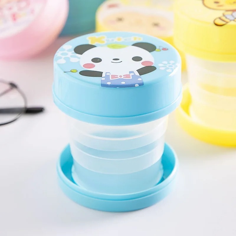 Portable Plastic Magic Glass for Kids Durable Water Drinking Mug for School, Travel & Everyday Use Lightweight & Safe Cup (Random Color) - Image 3