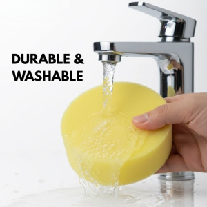 Premium Foam Car Wax Applicator Pad Soft, Scratch-Free Polishing Sponge for Wax, Polish & Car Detailing THREE GUYS