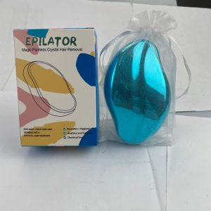 Bleame Crystal Hair Eraser  Painless Exfoliation Hair Removal Tool For Arms Legs Back  Apply To Any Part Of The Body  China (random Color)Without Box