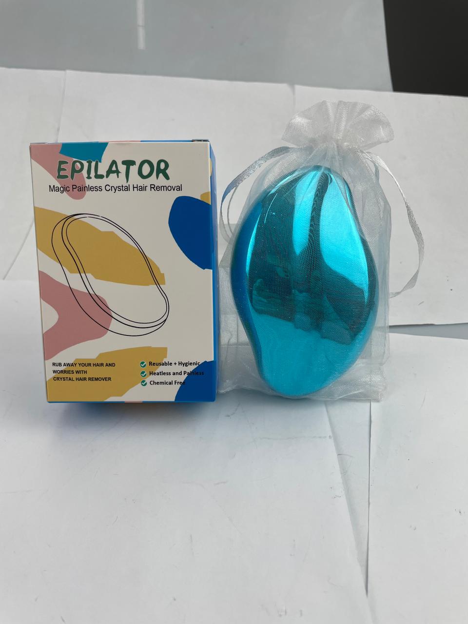 Bleame Crystal Hair Eraser Painless Exfoliation Hair Removal Tool For Arms Legs Back Apply To Any Part Of The Body China (random Color)Without Box