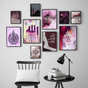 Wooden Photo Frame Set  10 Pcs Assorted Sizes, Wall & Table Décor