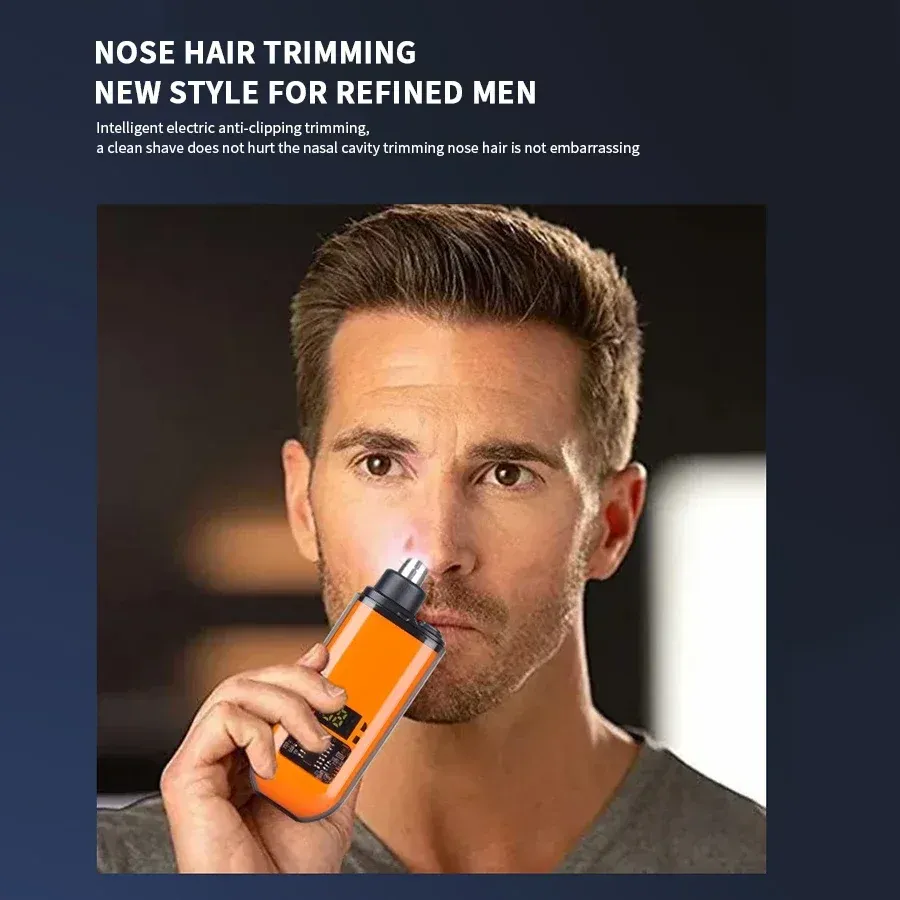 Rechargeable Nose Trimmer Designed For Safe, Quick, And Effortless Hair Removal (Random Color) - Image 3
