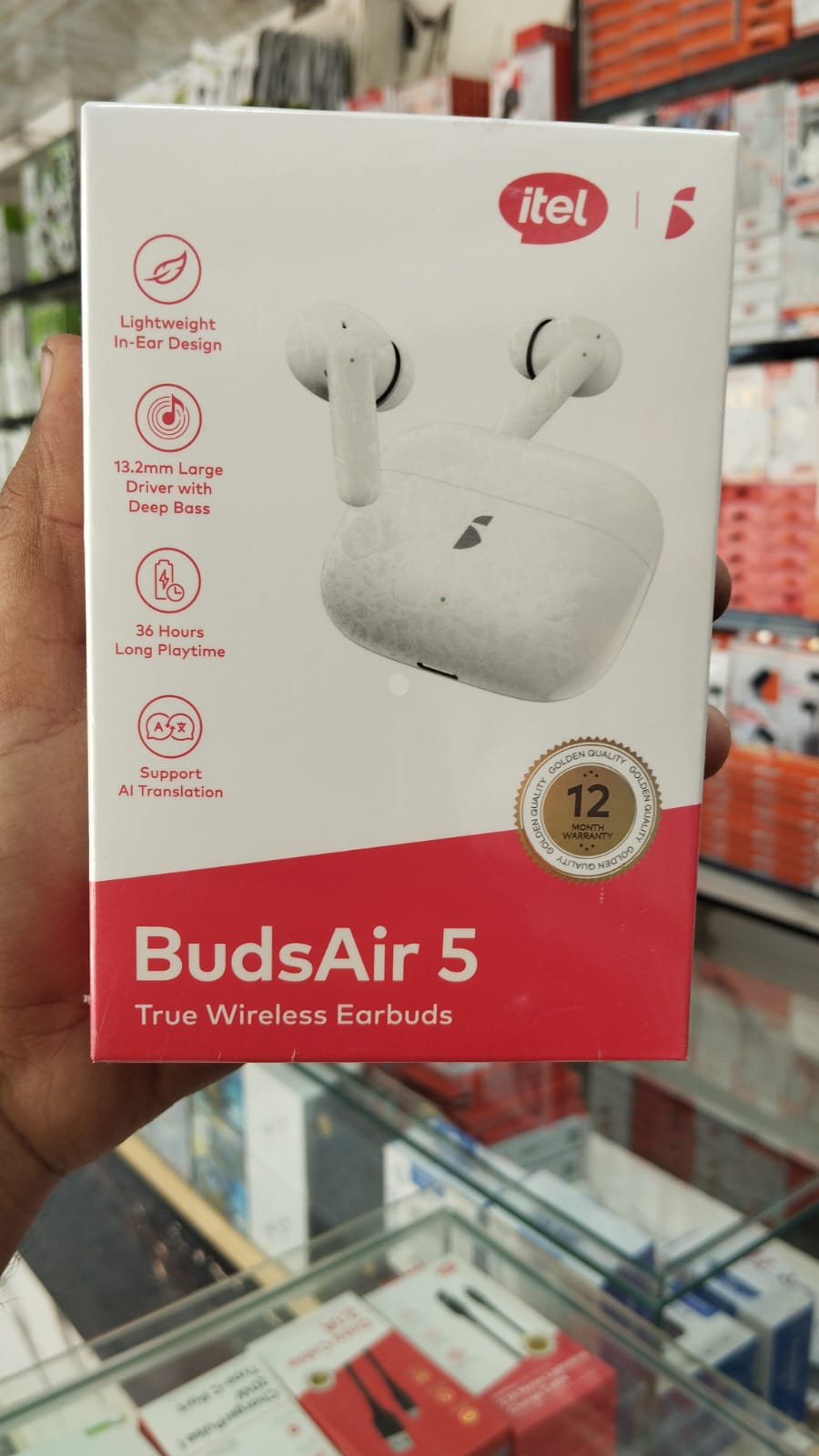 Itel BudsAir 5 True Wireless Earbuds Bluetooth 5.4, 36 Hours Playtime & Deep Bass Audio - Image 5