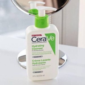 CeraVe Hydrating Cleanser with Hyaluronic Acid & Ceramides  Moisturizing Face Wash for Normal to Dry Skin (237ml)