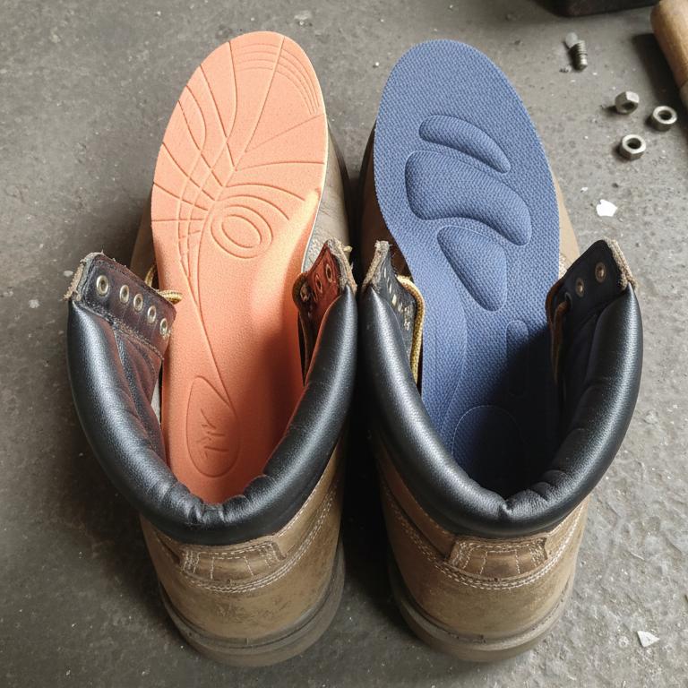 Plantar Fasciitis Memory Foam Orthotic Insoles with Arch Support Shock Absorbing Shoe Inserts for Men & Women (Random Color) - Image 5