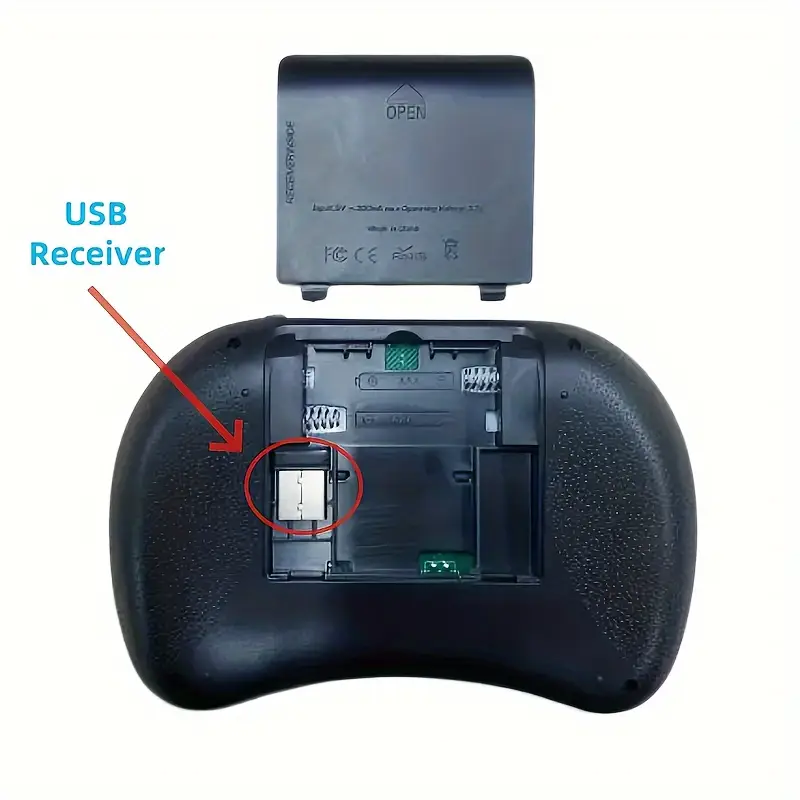 i8 2.4G Mini wireless keyboard with touchpad | 7-color Backlight ,plug and play | Super cool design - Image 2