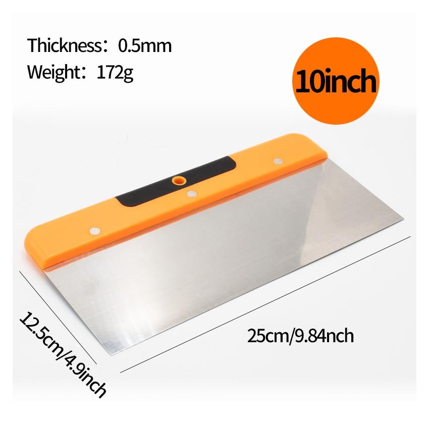 Stainless Steel Scraper with Durable Handle - Image 2
