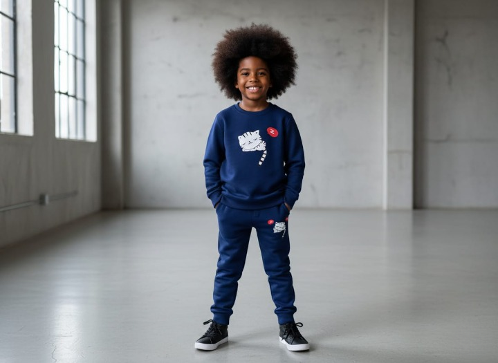 Sweatshirt & Pajama Trouser Tracksuit for Kids | FOR BABY AND KIDS - Image 3