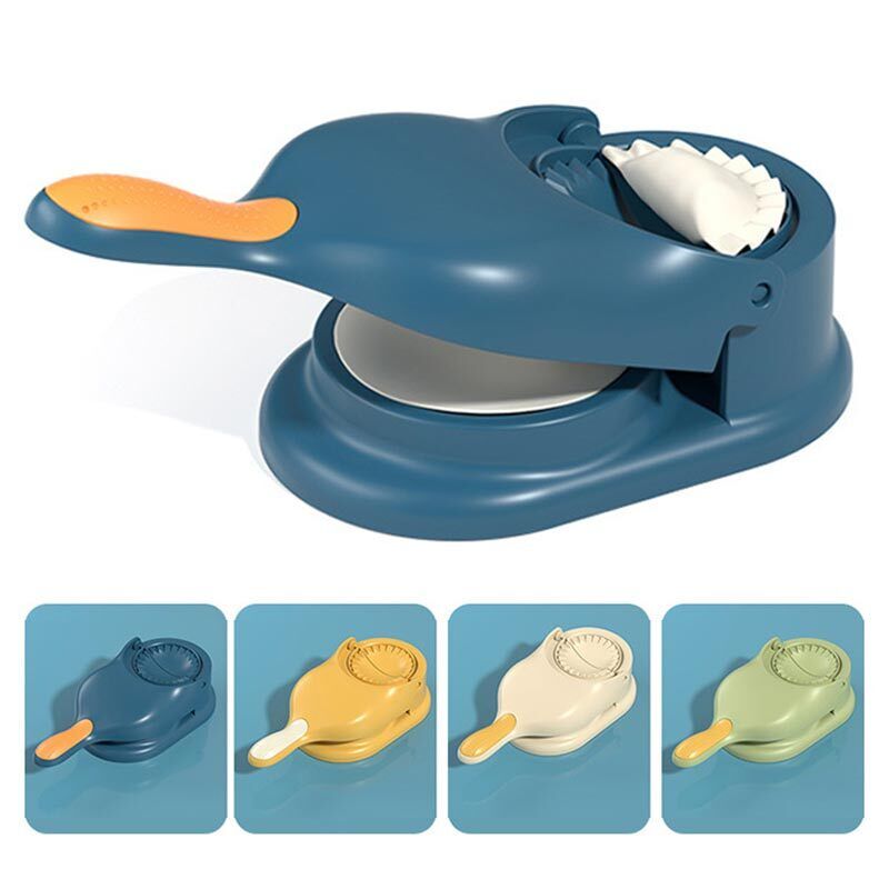 2-in-1 Dumpling Wrapper Tool Food Grade Manual Dumpling Wrapper Mold Labor-Saving Baking Pastry Home Kitchen Gadget (Random Color) (with box) - Image 2