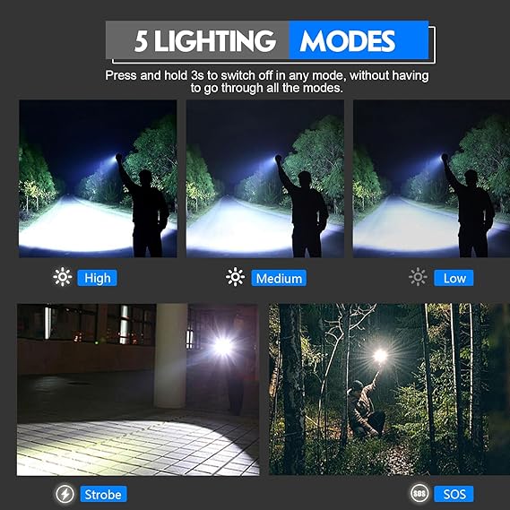 Cobra TG Usb Charging Led Flashlight 200M