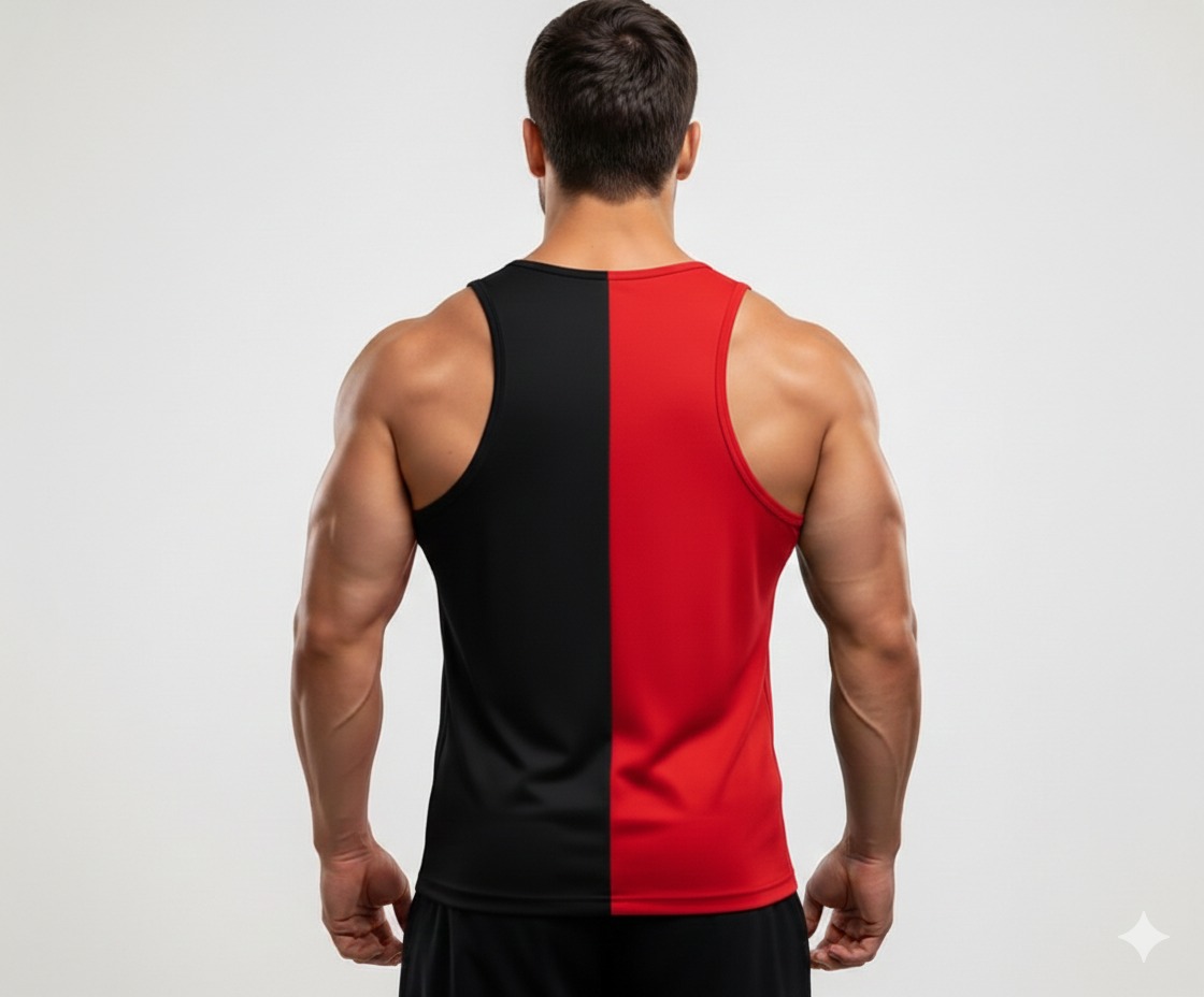 Men Boys Panel Tank Top | Top Tank Sando Pack of 2 Summer Wear - Image 4