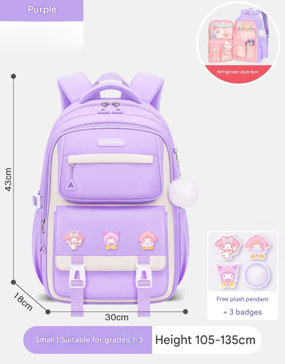 Premium School Bag | Waterproof Backpack 43cm × 30cm | Spacious & Durable Student School Bag for Grade 5|Blue - Image 4