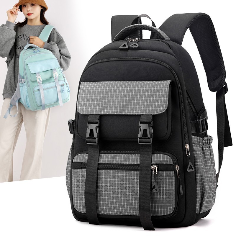 School Backpack for Teenagers | Multi-Point Decompression Student Bag with Balanced Chest Buckle & Large Capacity - Image 3