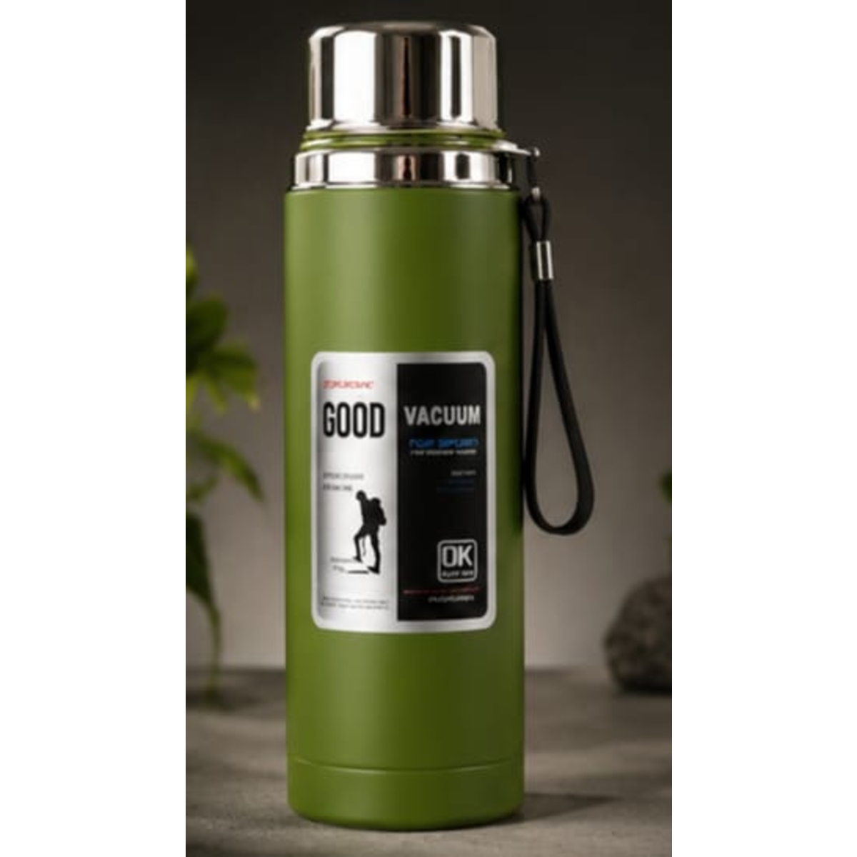 Premium 1000ml Stainless Steel Water Bottle – Leakproof Insulated Water Flask for Hot & Cold Drinks (Random Color) - Image 4