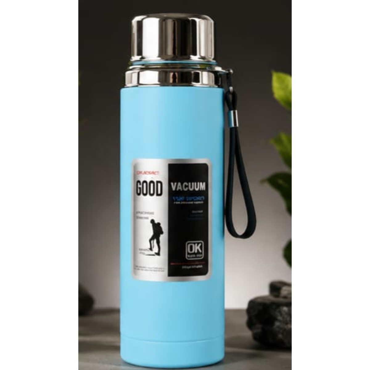 Premium 1000ml Stainless Steel Water Bottle – Leakproof Insulated Water Flask for Hot & Cold Drinks (Random Color) - Image 3