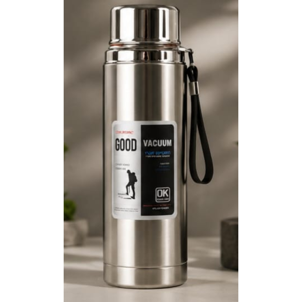 Premium 1000ml Stainless Steel Water Bottle – Leakproof Insulated Water Flask for Hot & Cold Drinks (Random Color) - Image 7