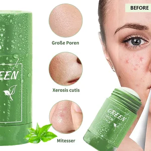 The Magic Green Stick Mask – Green Tea Oil Control Cleansing & Blackhead Mud Mask for Deep Pore Cleansing & Oil Control