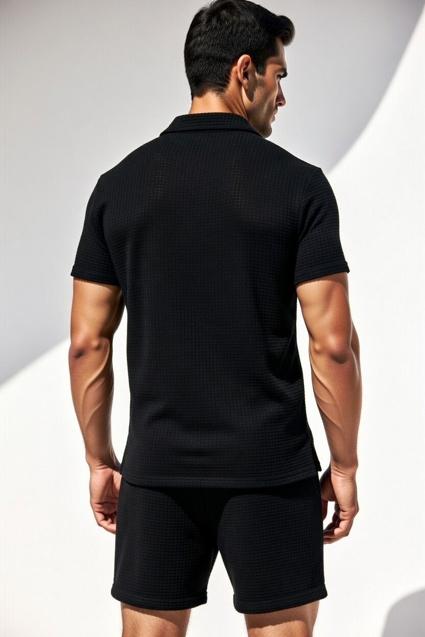 New Trendy Black Tracksuit for Men Premium Comfortable Sports & Casual Wear Set