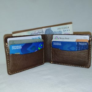 Mens Rugged Leather Wallet Premium Durable Design