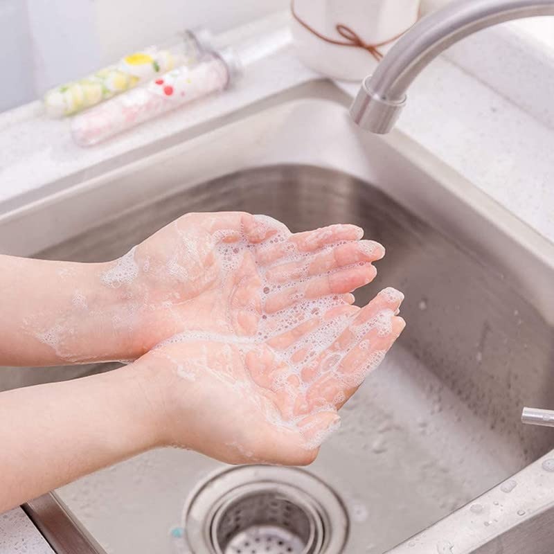 Portable Mini Paper Soap Sheets in Travel Tubes Scented Disposable Hand Wash Flakes - Image 3