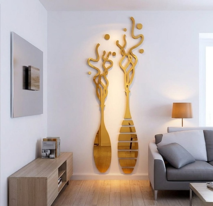 EVENTO 3D Acrylic Mirror Wall Decorations - Image 2