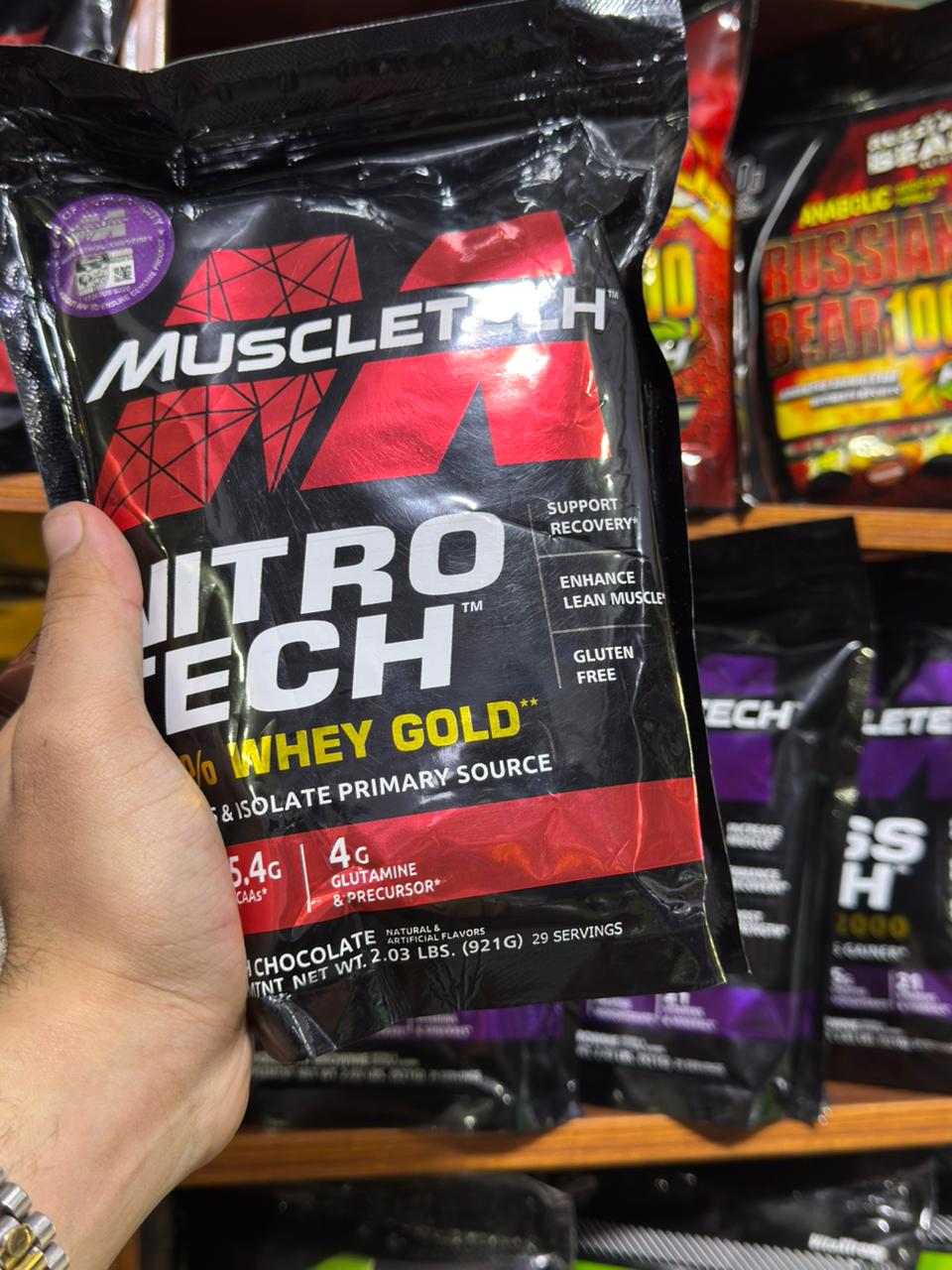 Nitro Tech Whey Protein Powder Muscle Building Formula - Image 5
