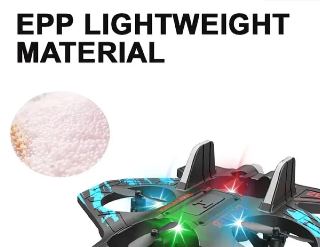 Premium RC Fighter Jet Plane 2.4G Remote Control Foam Airplane Toy with Lights | High-Speed Glider | Helicopter Style Stunt Aircraft for Kids & Adults - Image 2