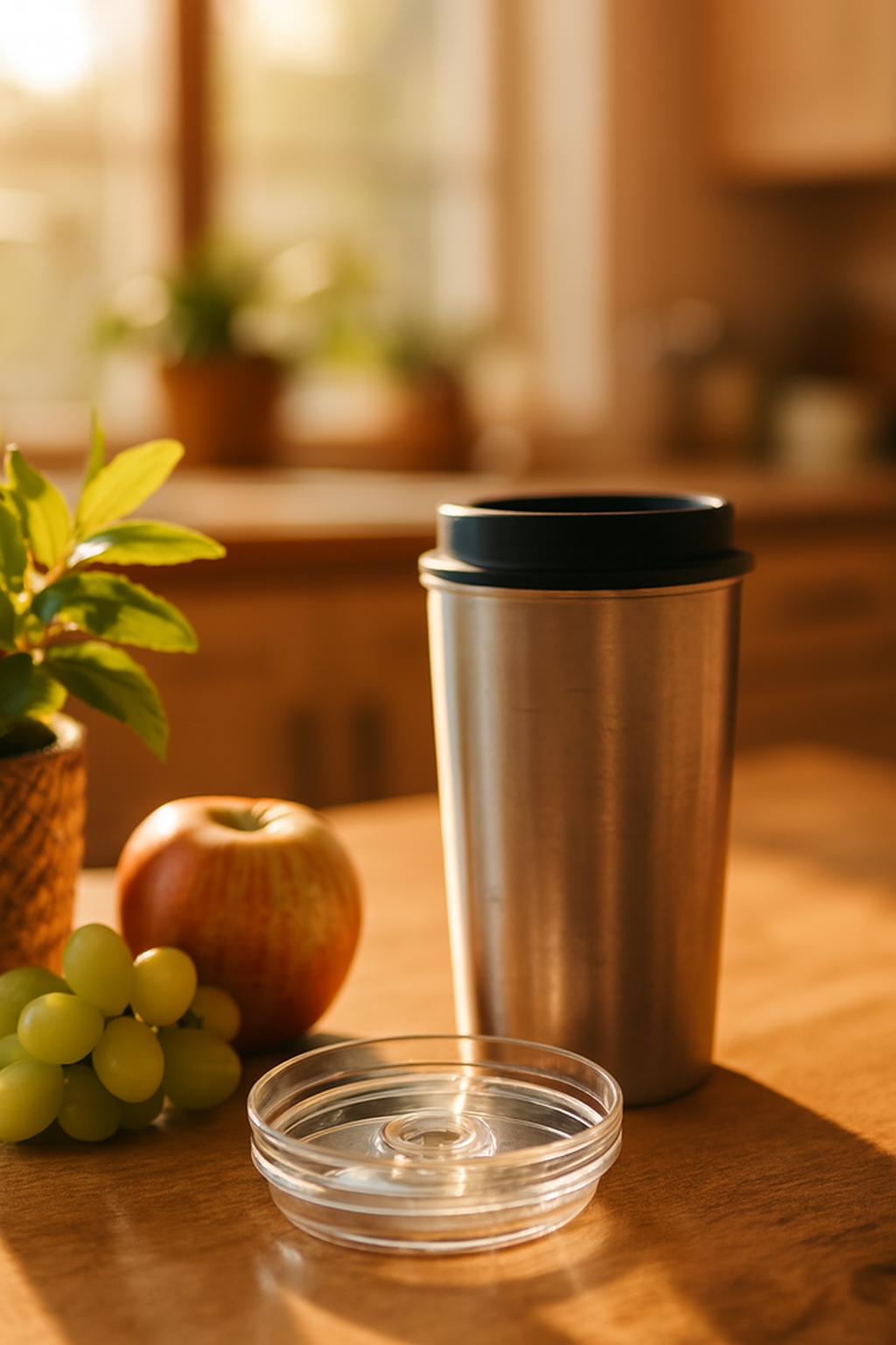 Premium Transparent Tumbler Lid Spill-Proof, Durable, and Crystal Clear - Image 2