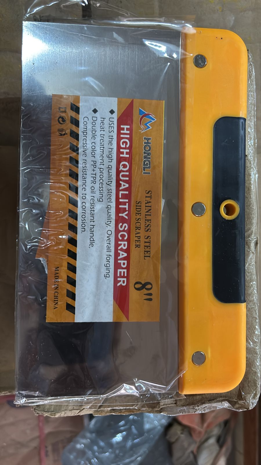 Stainless Steel Scraper with Durable Handle - Image 4