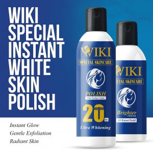 VIKI Special Skincare Brighter & 2 In 1 Polish With Peeling Cream  Ultra Whitening