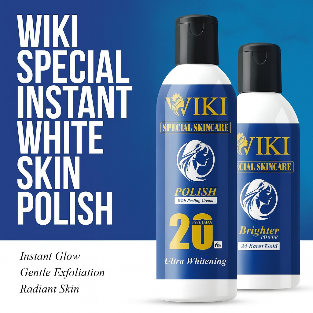 VIKI Special Skincare Brighter & 2 In 1 Polish With Peeling Cream Ultra Whitening