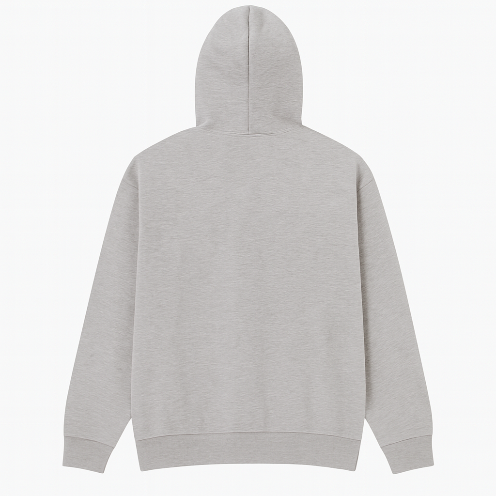 Unisex Grey Printed Hoodie Premium Summer Collection for Boys & Girls - Image 3