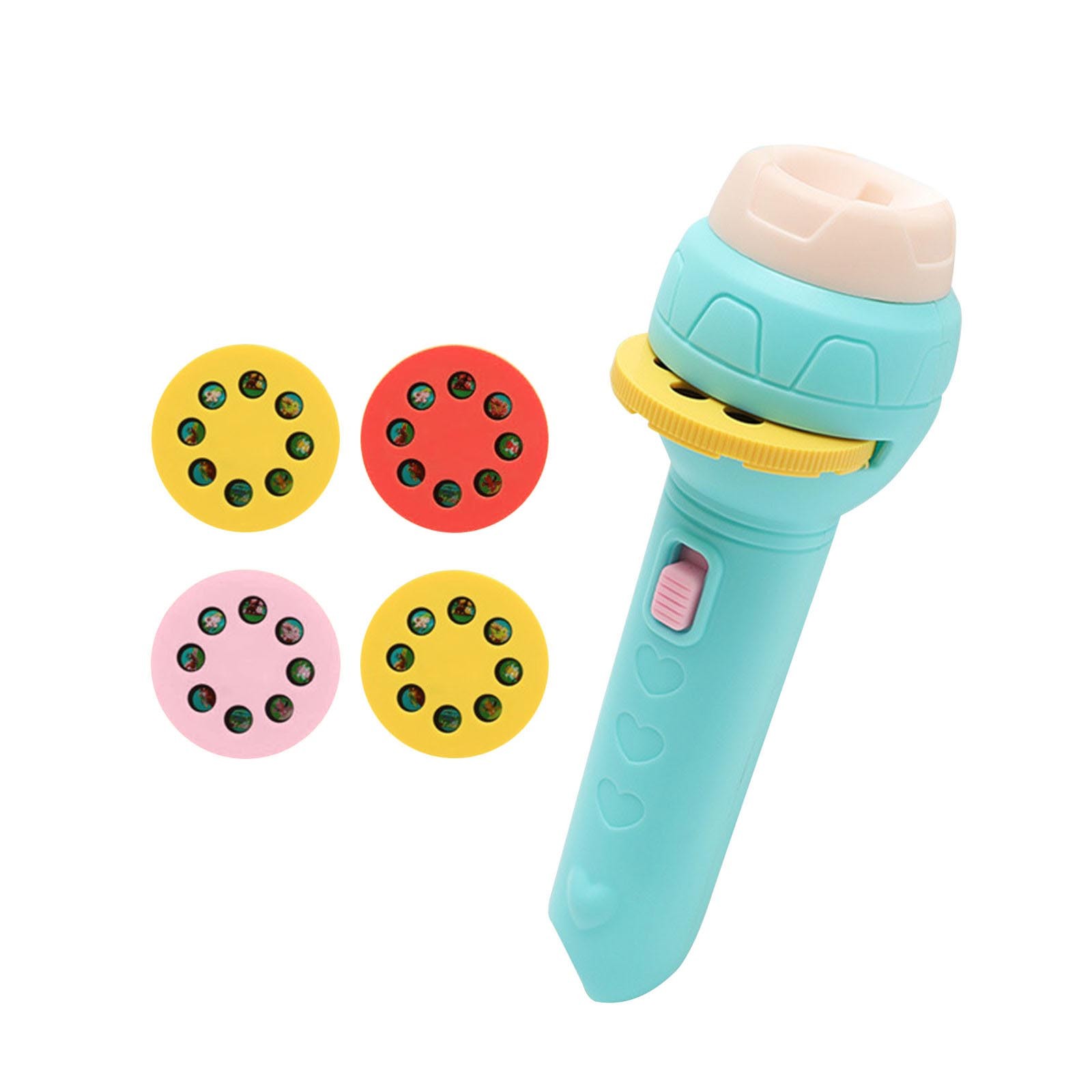 Childrens Slide Projector Torch With 1 Reels Slide | Dinosaur & Animal Patterns | Bedtime Night Light | Educational Toy - Image 2