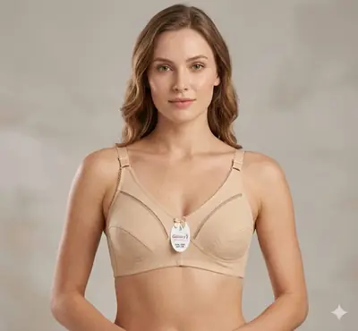Jersey Embroidered Comfortable And Lightweight Bra Top - Image 2