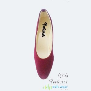 Ladies Velvet Pump Shoes  Comfortable 2 Inch Heel Casual & Party Wear Stylish Coat Pumps for Women