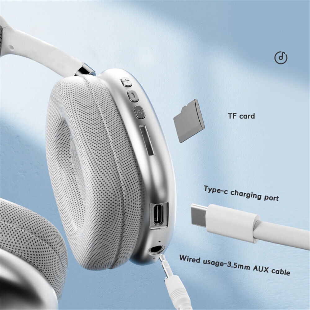 P9 Wireless Bluetooth Headphones Fidelity Stereo Sound with Foldable Design, Soft Cushion Comfort, and Multi-Mode Playback ( Mix Color) - Image 3