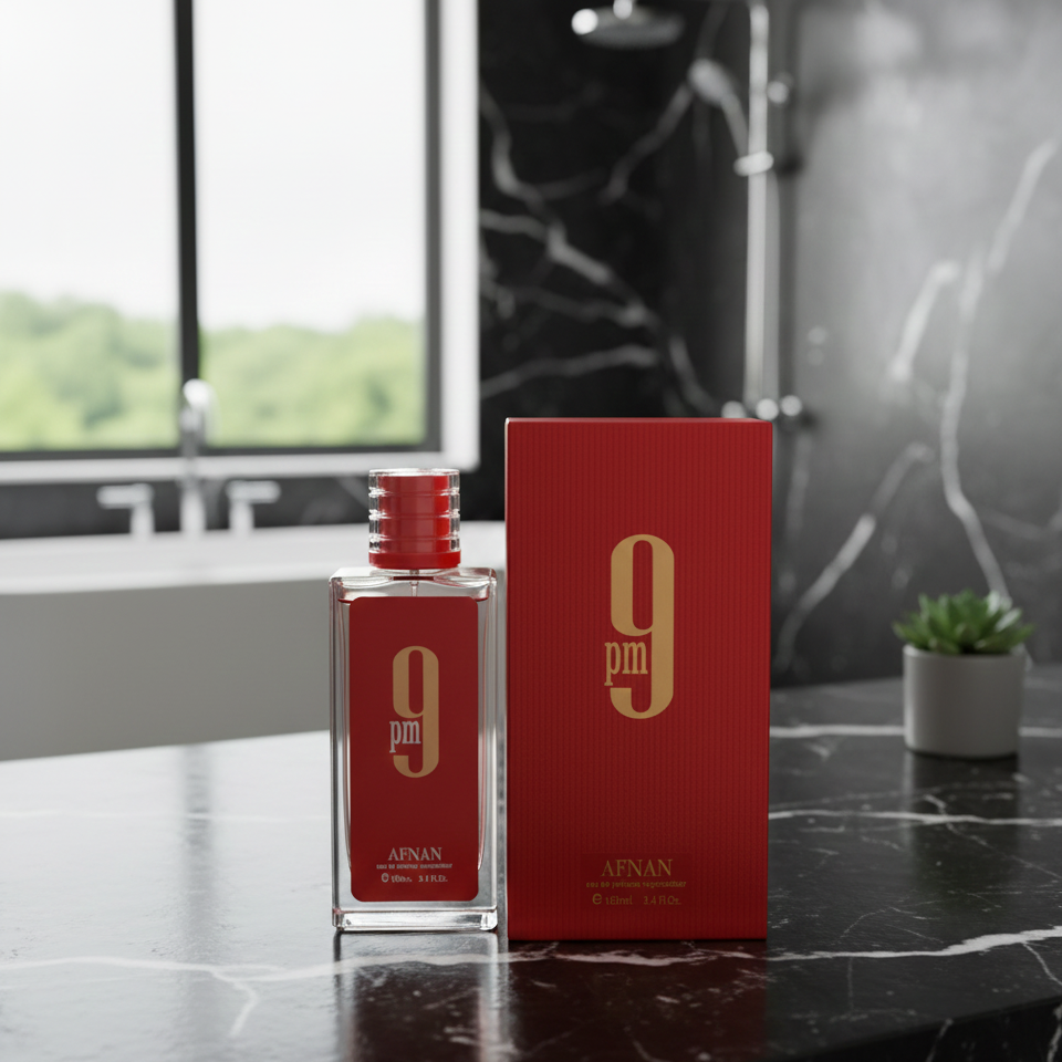 Afnan 9PM Perfume Unisex EDP 100ml Red, Long-Lasting Elegant Fragrance for Men & Women - Image 3