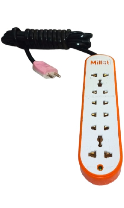 Extension Lead 5?Way | 4M Copper Wire | Power Switch | Multi?Socket Extension Cord | White - Image 3