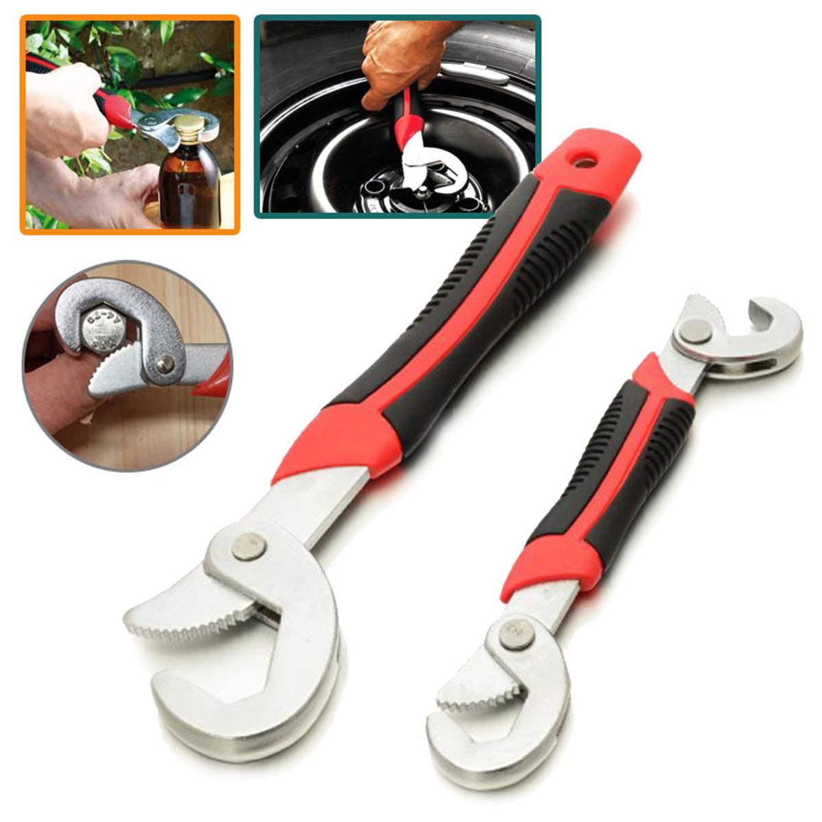 Universal Socket Wrench Set 2PC Quick Snap N Grip Multi-Functional Mechanical Tool | 9mm to 32mm Range - Image 3