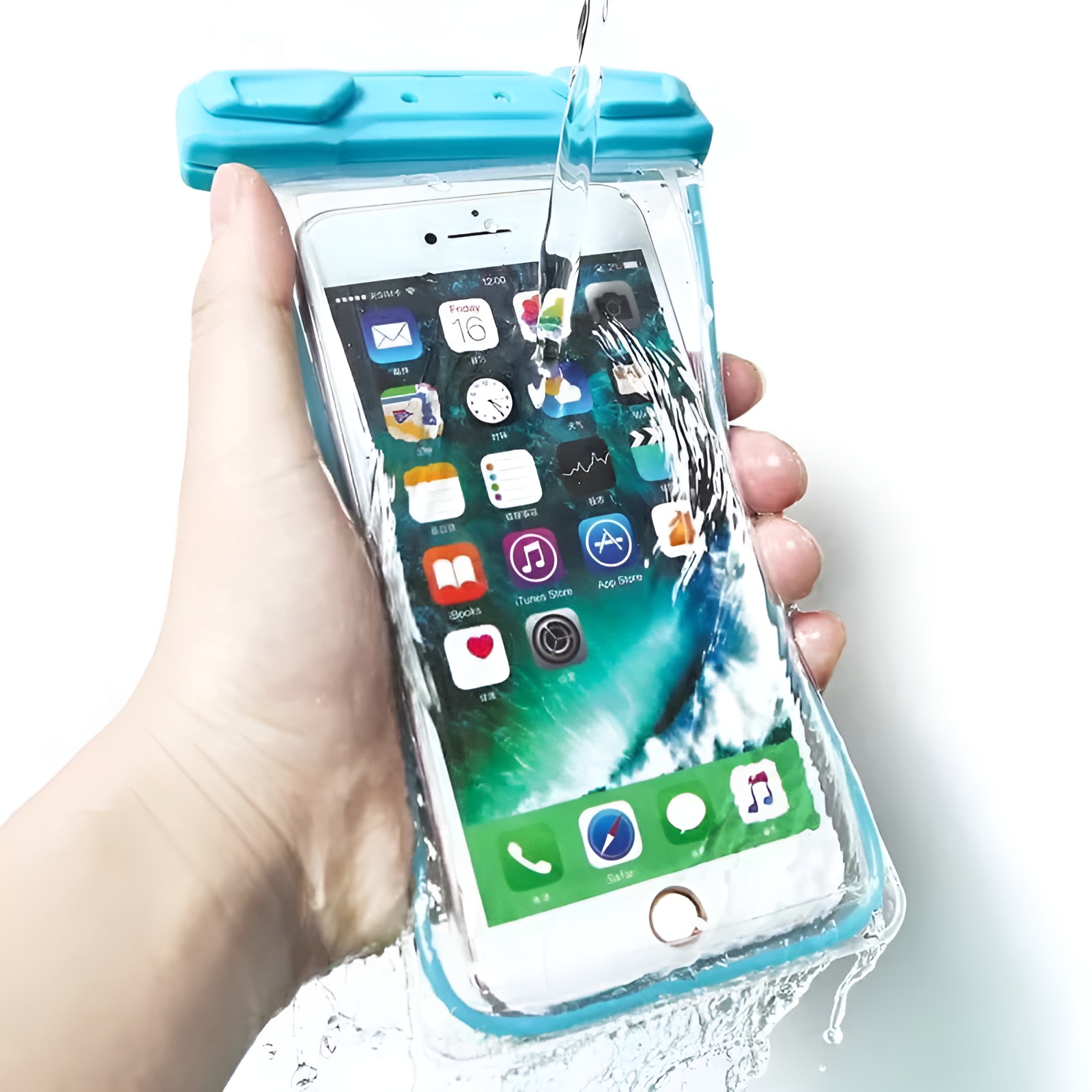 Universal Water Proof Mobile Pouch - Random color - Image 4