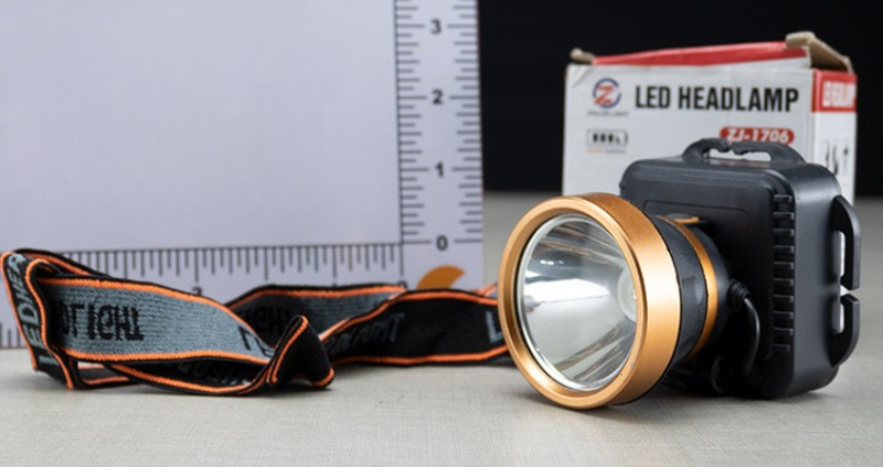 LED Head Lamp with 90° Degree Lighting angle adjustment For Fishing, Hunting, Camping, Cycling, Forearm Equipment Model: ZJ-1706 3W - Image 3