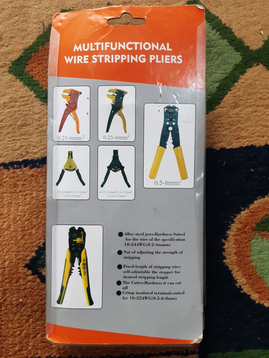 Self-Adjusting Multifunctional Wire Stripper & Crimper Heavy Duty Automatic Stripping Pliers for 10-24 AWG Wire - Image 3