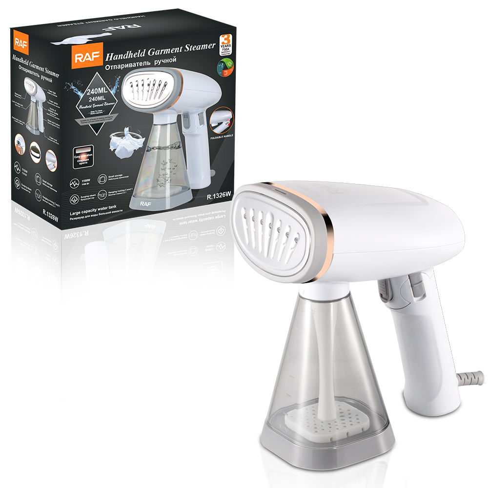 RAF Handheld Garment Steamer Iron 240ML Foldable Portable Steam Iron for Clothes R.1326 - Image 2