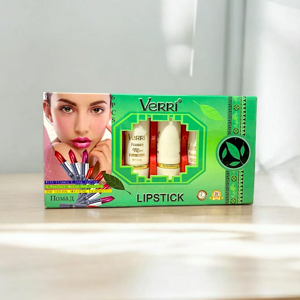 6 Pcs Velvet Matte Lipstick Collection  Highly Pigmented Multicolor Lip Shades With Long-Lasting Smooth Finish For Daily And Party Makeup Looks - Image 3