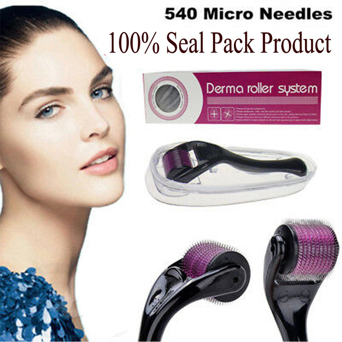 Derma Roller 0.5mm with 540 Micro Needle for Hair Growth and Facial Skin Therapy| Skin Care Beauty Tool for Anti-Aging Skin Repair, for Men and Women - Image 5