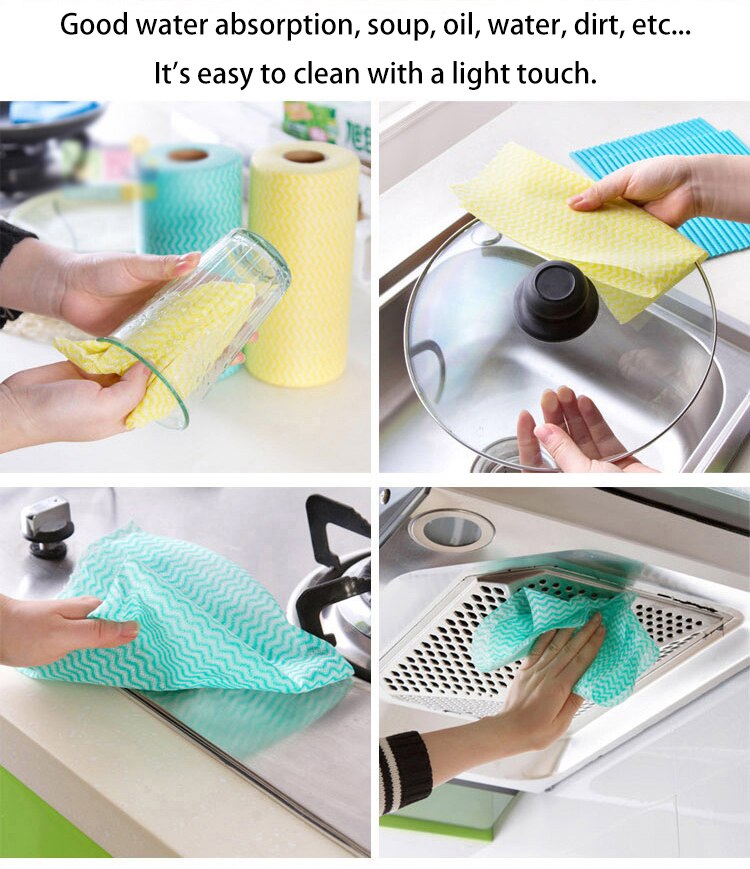 50 Sheet Roll Tissue Paper Cleaning Wipes (Random Color) - Image 4