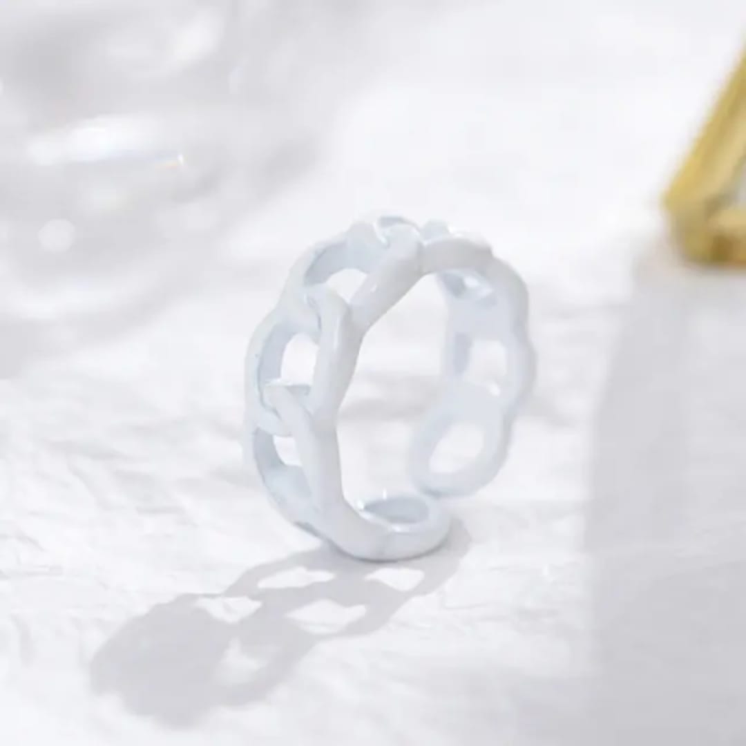 BRJ-180 Metal Funky Korean Rings Trendy Fashion Jewellery, Stylish Accessory for Women and Men - Image 5